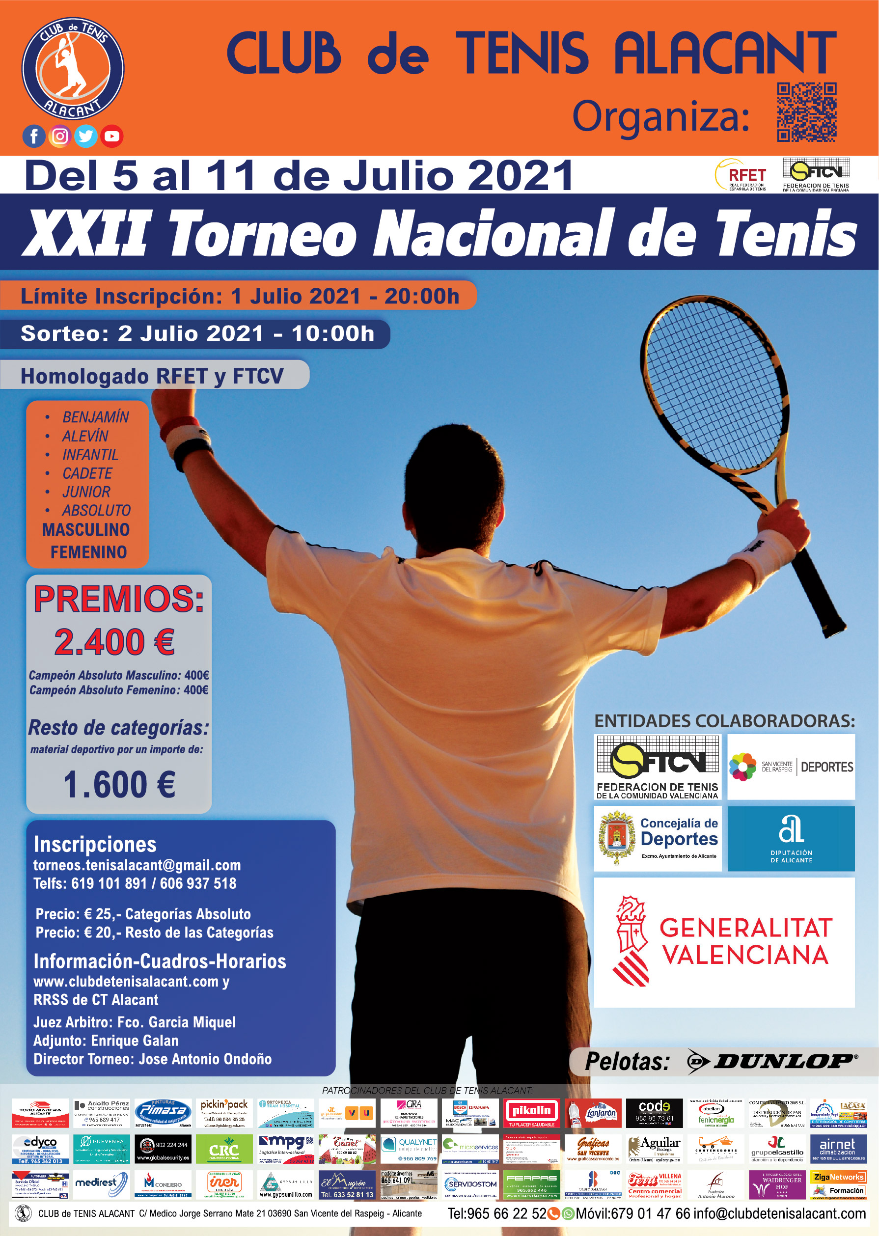 XXII Torneo Nacional Club de Tenis Alacant XXII Torneo Nacional Club de Tenis Alacant